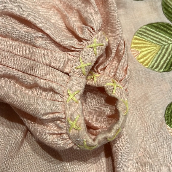 INNIKA CHOO HANS UFMAFROK Mini SMOCK in Peach- one size fits all - Picture 6 of 8